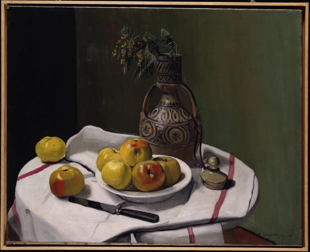 Félix Vallotton - 256, Mele e un vaso marocchino, 1914